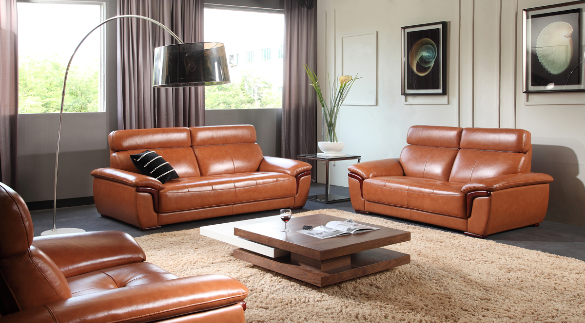  LEATHER SOFA  RL1051