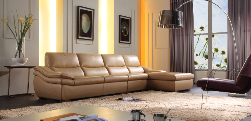  LEATHER SOFA  RL1305