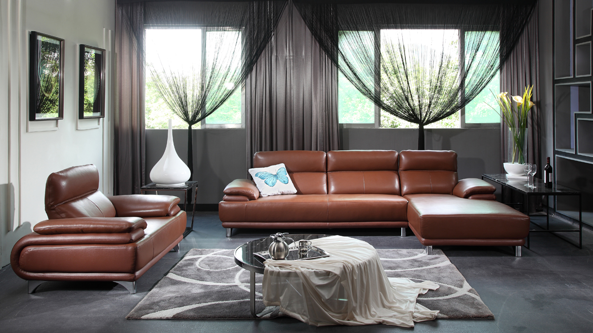  LEATHER SOFA  RL1098